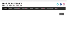 Tablet Screenshot of harpersferryhalf.org